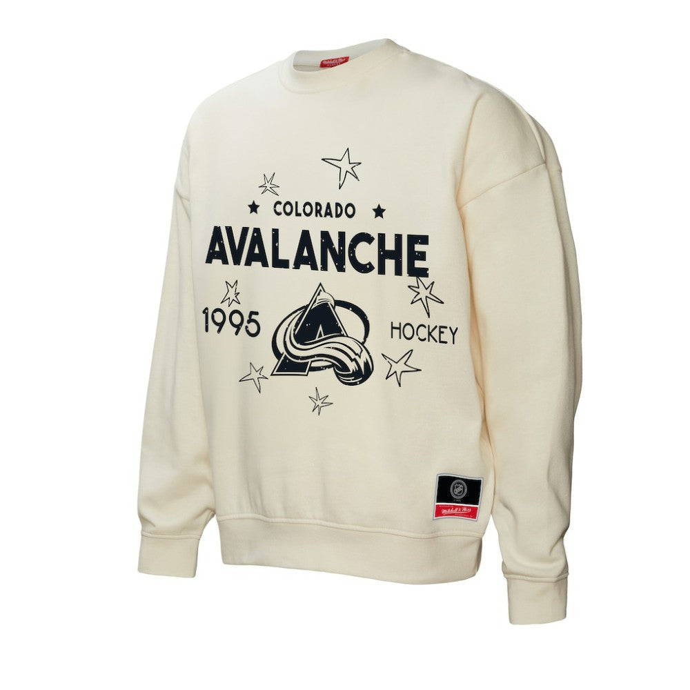 NHL Colorado Avalanche Mitchell & Ness Women's Logo 3.0 Pullover Sweatshirt