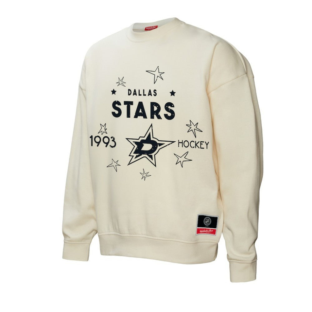 NHL Dallas Stars Mitchell & Ness Women's Logo 3.0 Pullover Sweatshirt