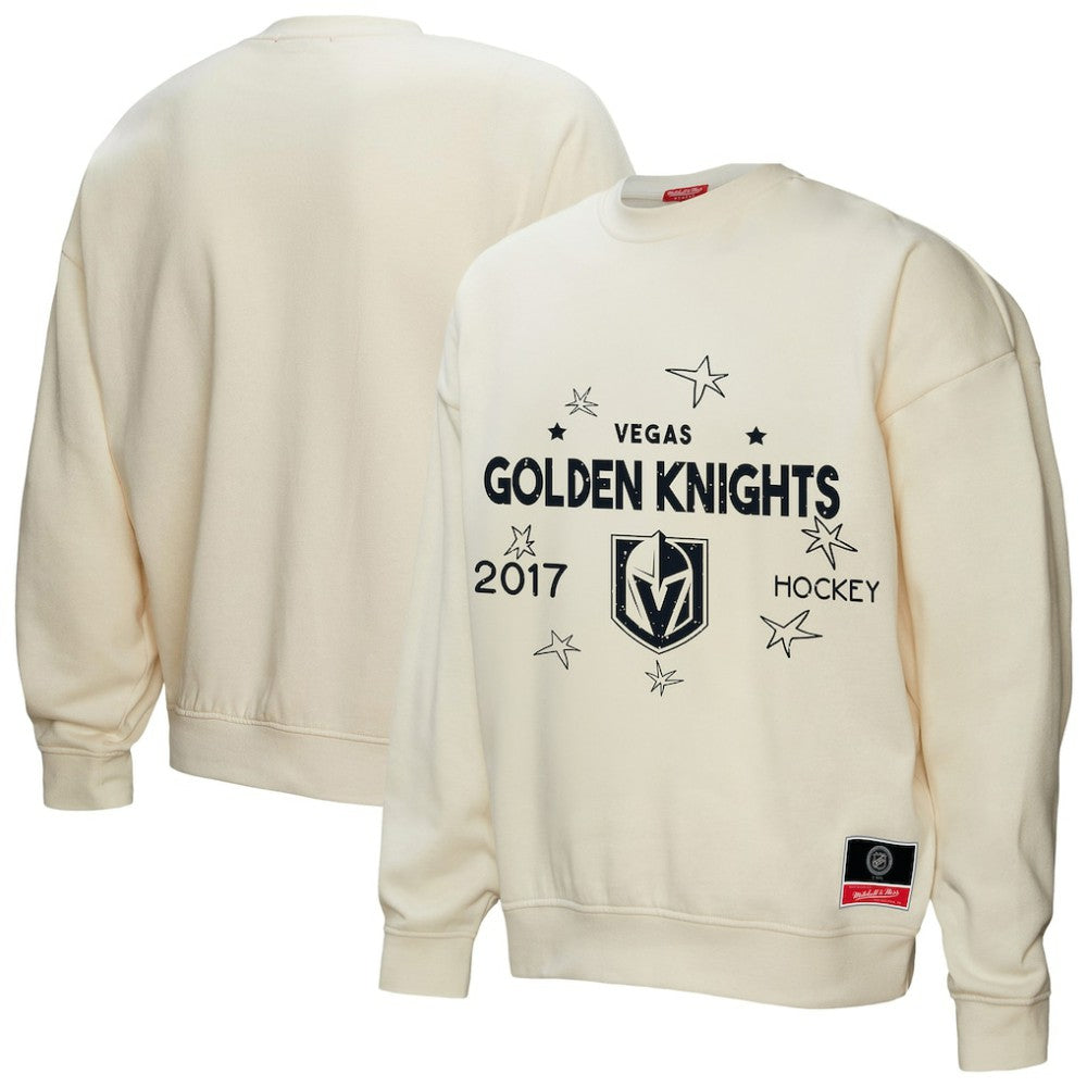 NHL Vegas Golden Knights Mitchell & Ness Women's Logo 3.0 Pullover Sweatshirt
