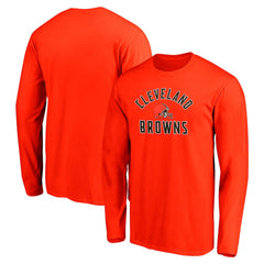 Team Arc Knockout Long Sleeve T-Shirt - Cleveland Browns T-shirts