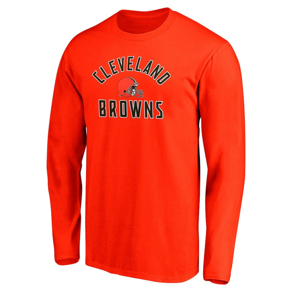 Team Arc Knockout Long Sleeve T-Shirt - Cleveland Browns T-shirts