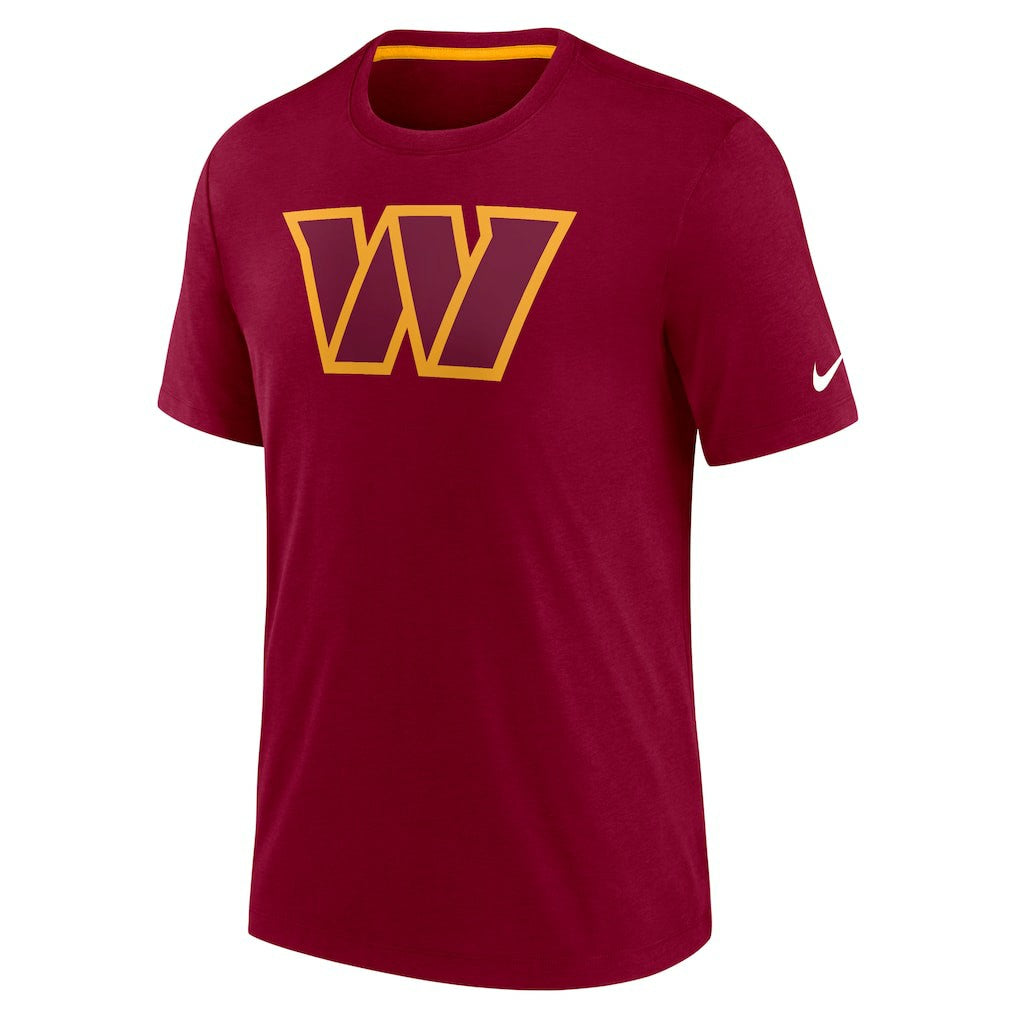 Playback Logo Tri-Blend T-Shirt - Washington Commanders T-shirts