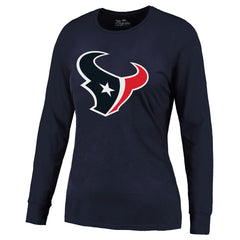 C.J. Stroud  Majestic Threads Women's Player Name & Number Long Sleeve T-Shirt - Houston Texans T-shirts