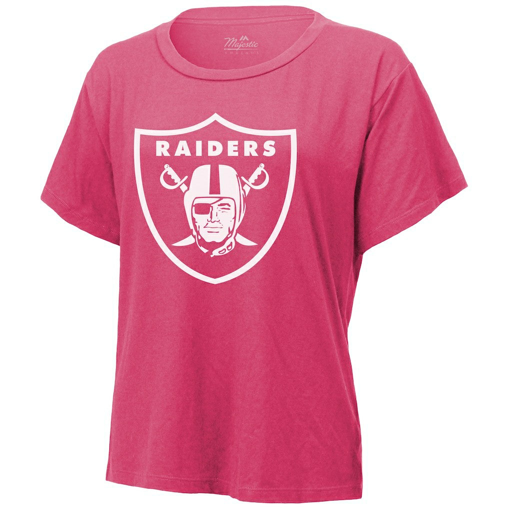 Maxx Crosby  Majestic Threads Women's Name & Number T-Shirt - Las Vegas Raiders T-shirts