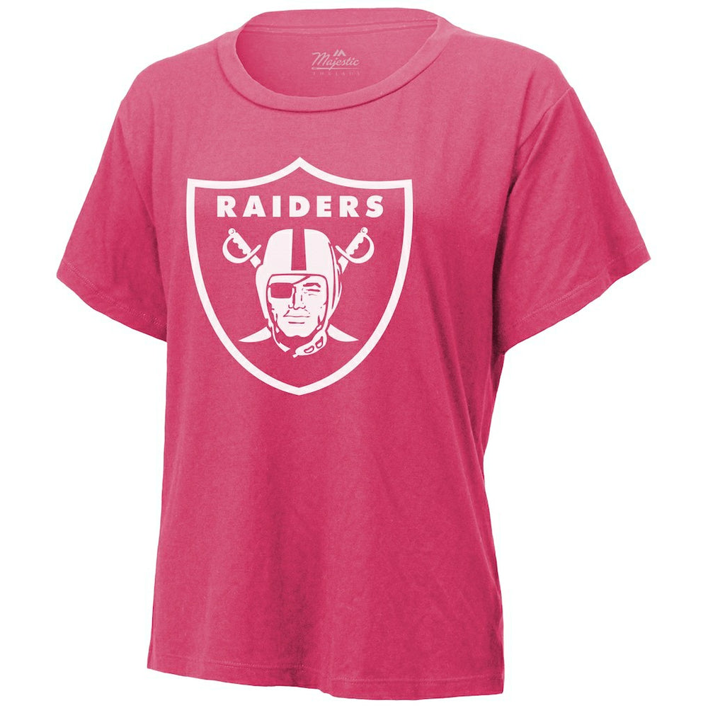 Maxx Crosby  Majestic Threads Women's Name & Number T-Shirt - Las Vegas Raiders T-shirts