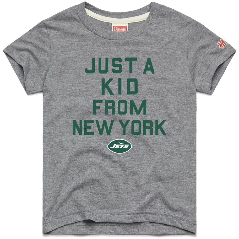 Homage Youth Just a Kid Tri-Blend T-Shirt - New York Jets T-shirts