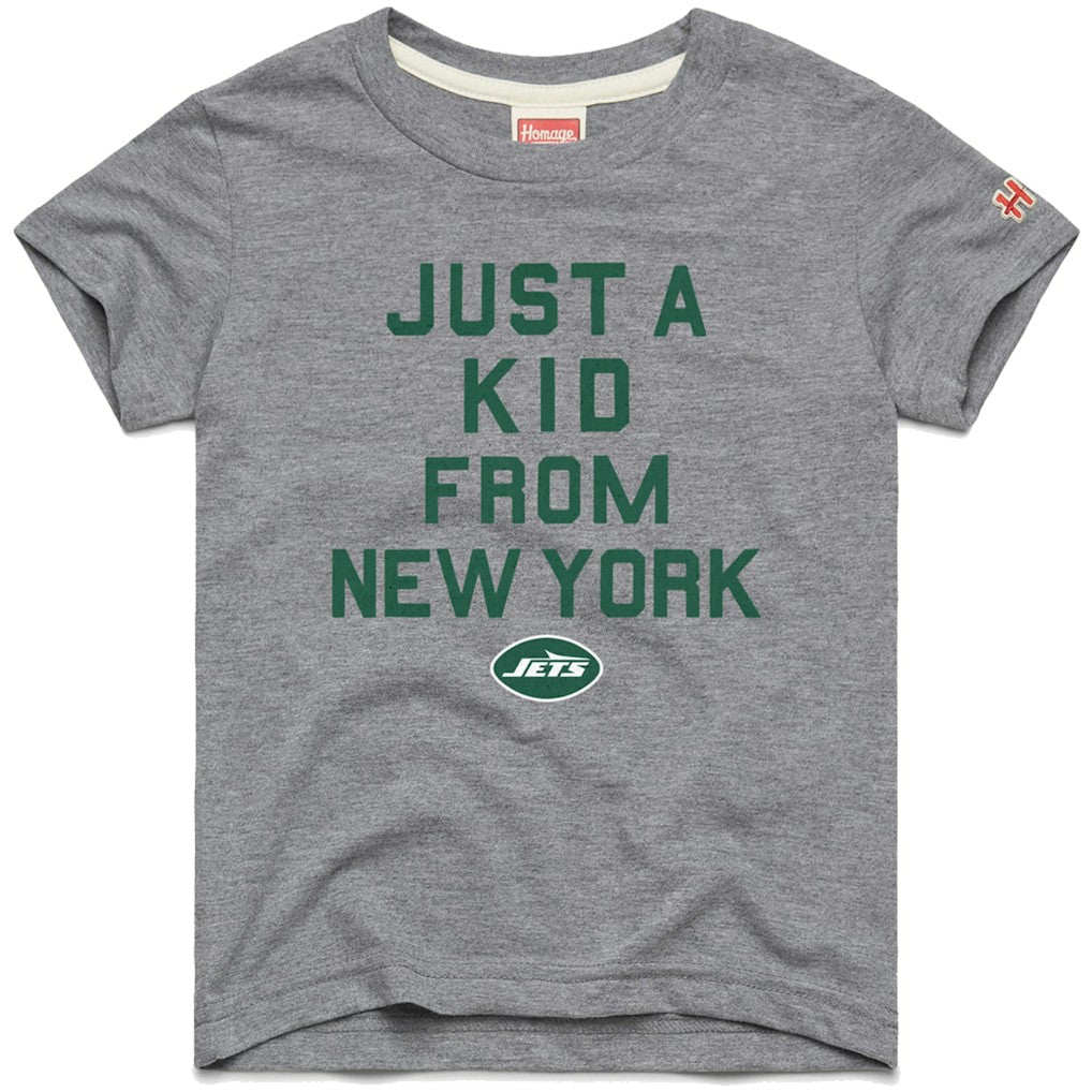Homage Youth Just a Kid Tri-Blend T-Shirt - New York Jets T-shirts
