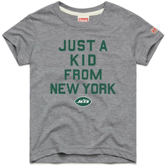 Homage Youth Just a Kid Tri-Blend T-Shirt - New York Jets T-shirts