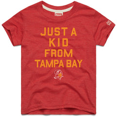 Homage Youth Just a Kid Tri-Blend T-Shirt - Tampa Bay Buccaneers T-shirts