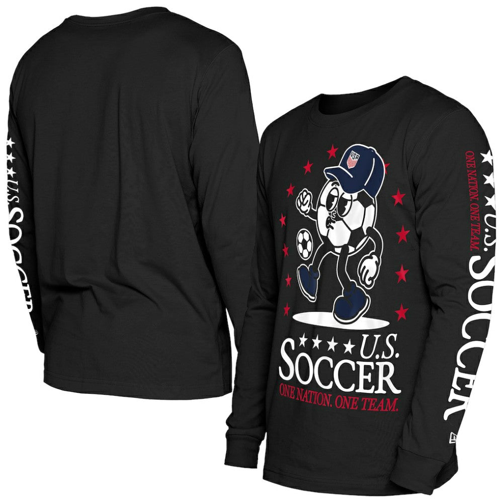 USMNT New Era Old School Sport Long Sleeve T-Shirt