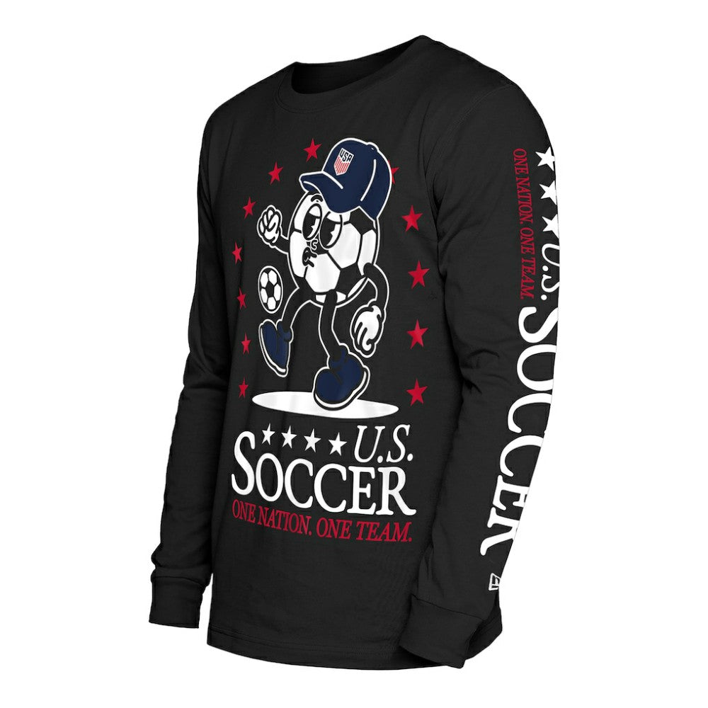 USMNT New Era Old School Sport Long Sleeve T-Shirt