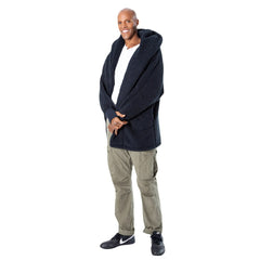 The Best Lounger in the World By Jill Martin Portland Trail Blazers Unisex Black Oversized Open-Front Hoodie Sweater online