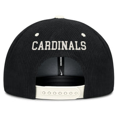 Black St. Louis Cardinals Nike Pro Corduroy Structured Snapback Hat