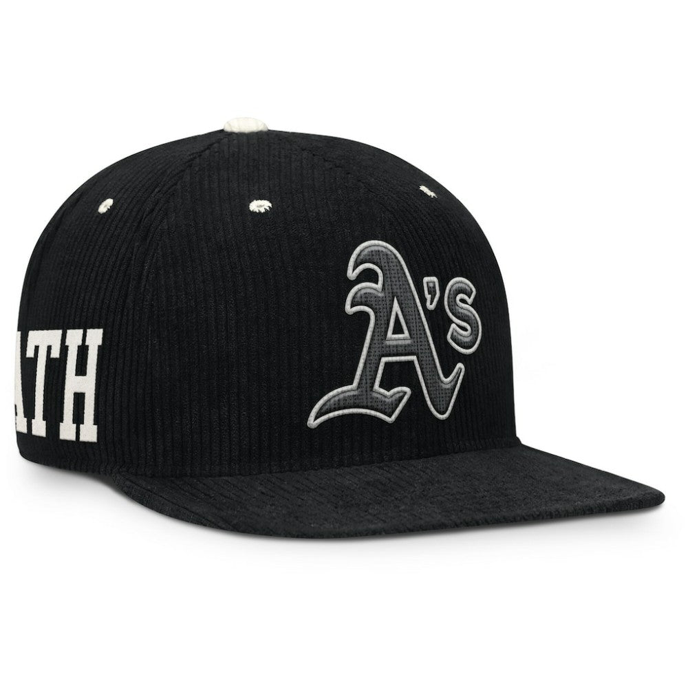 Black Athletics Nike Pro Corduroy Structured Snapback Hat