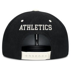 Black Athletics Nike Pro Corduroy Structured Snapback Hat