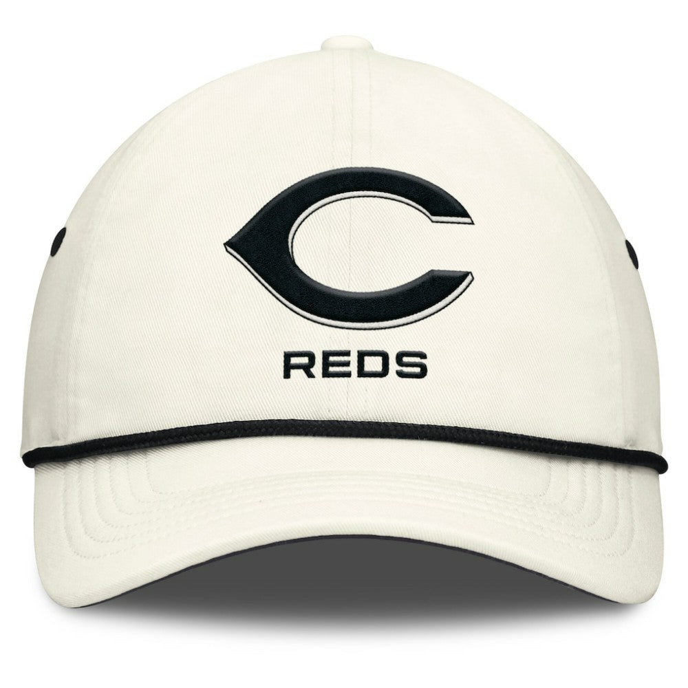 Stone Cincinnati Reds Nike Club Adjustable Hat