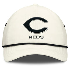 Stone Cincinnati Reds Nike Club Adjustable Hat