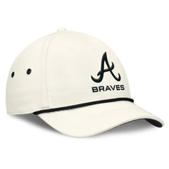 Stone Atlanta Braves Nike Club Adjustable Hat