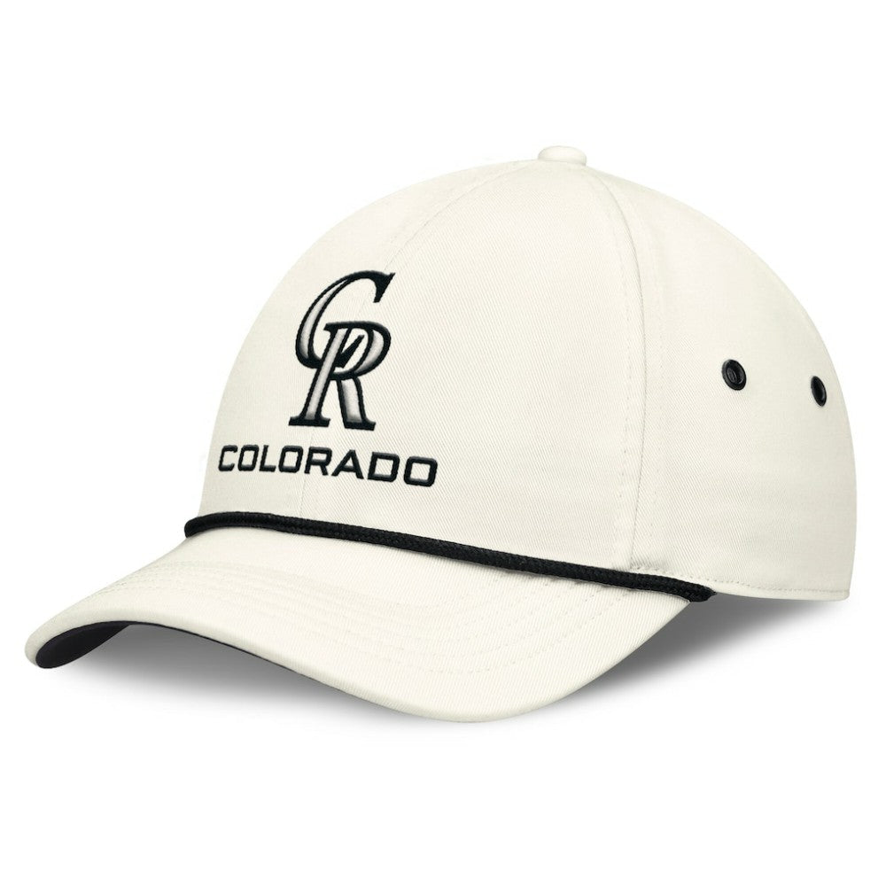 Stone Colorado Rockies Nike Club Adjustable Hat
