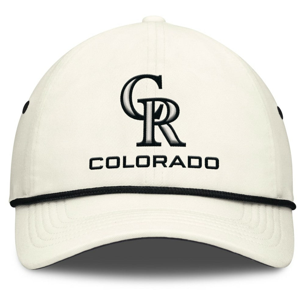 Stone Colorado Rockies Nike Club Adjustable Hat