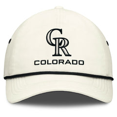 Stone Colorado Rockies Nike Club Adjustable Hat