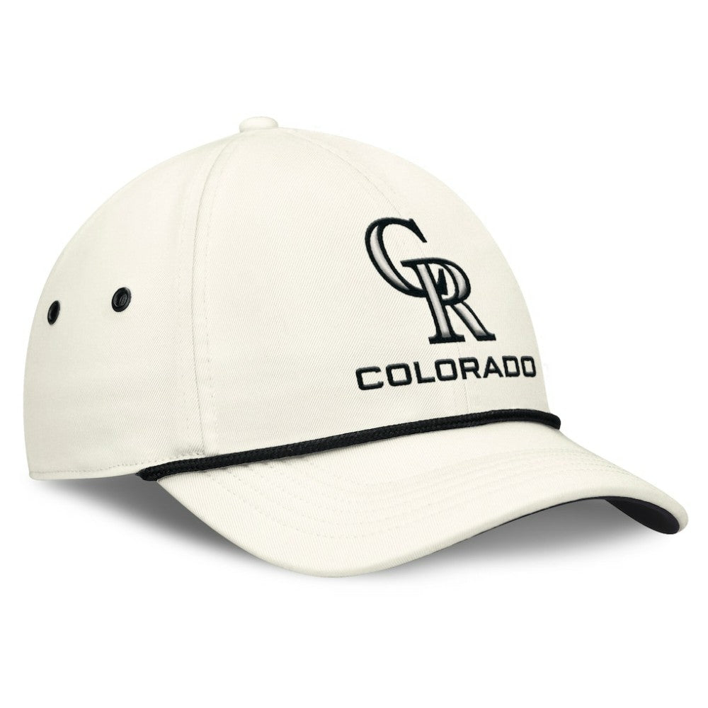 Stone Colorado Rockies Nike Club Adjustable Hat