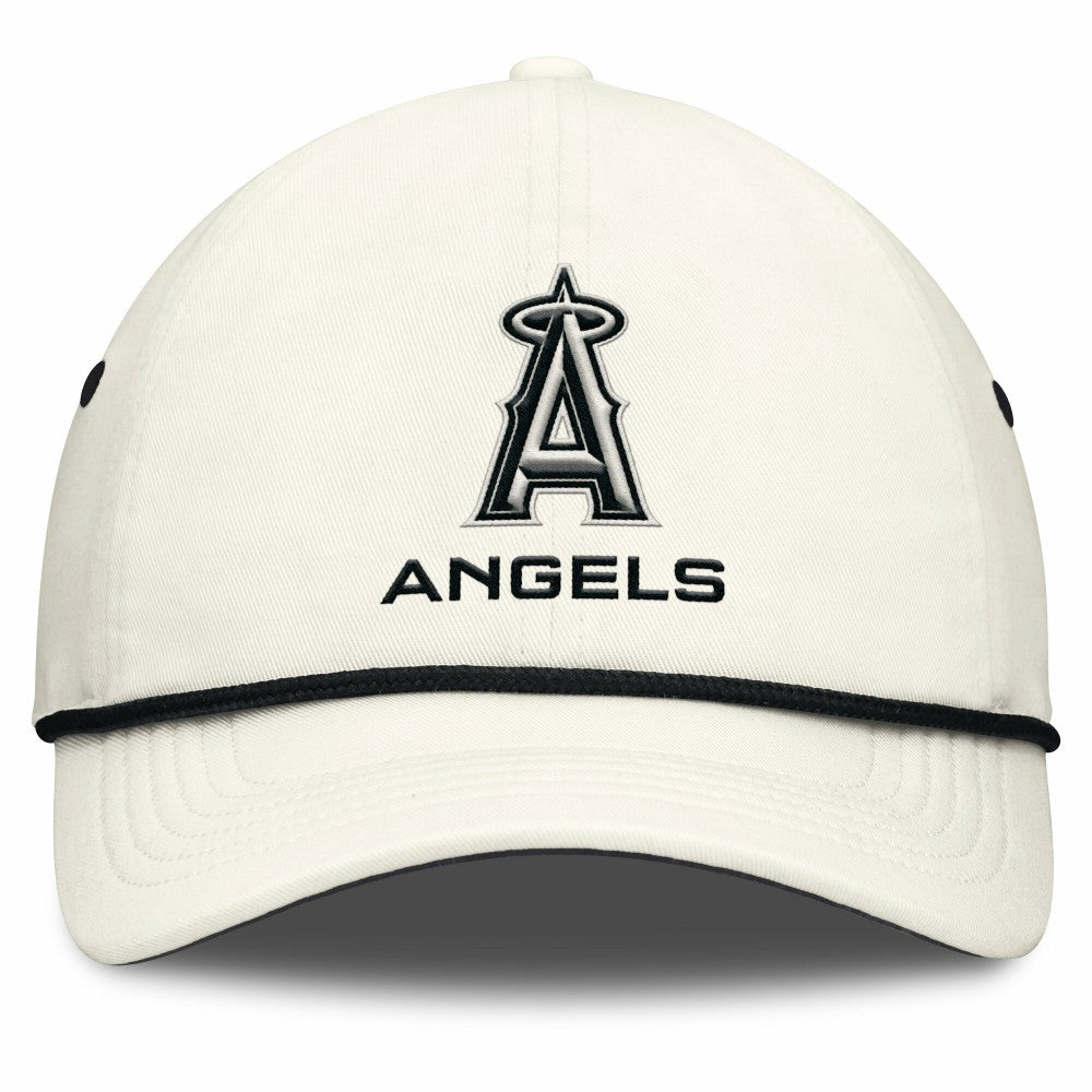 Stone Los Angeles Angels Nike Club Adjustable Hat