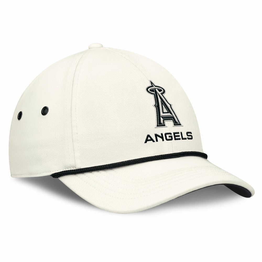 Stone Los Angeles Angels Nike Club Adjustable Hat