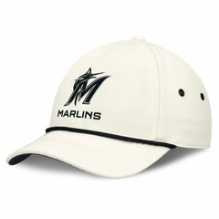 Stone Miami Marlins Nike Club Adjustable Hat