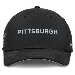 Black Pittsburgh Pirates Nike Rise Performance Adjustable Hat