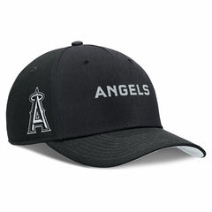 Black Los Angeles Angels Nike Rise Performance Adjustable Hat