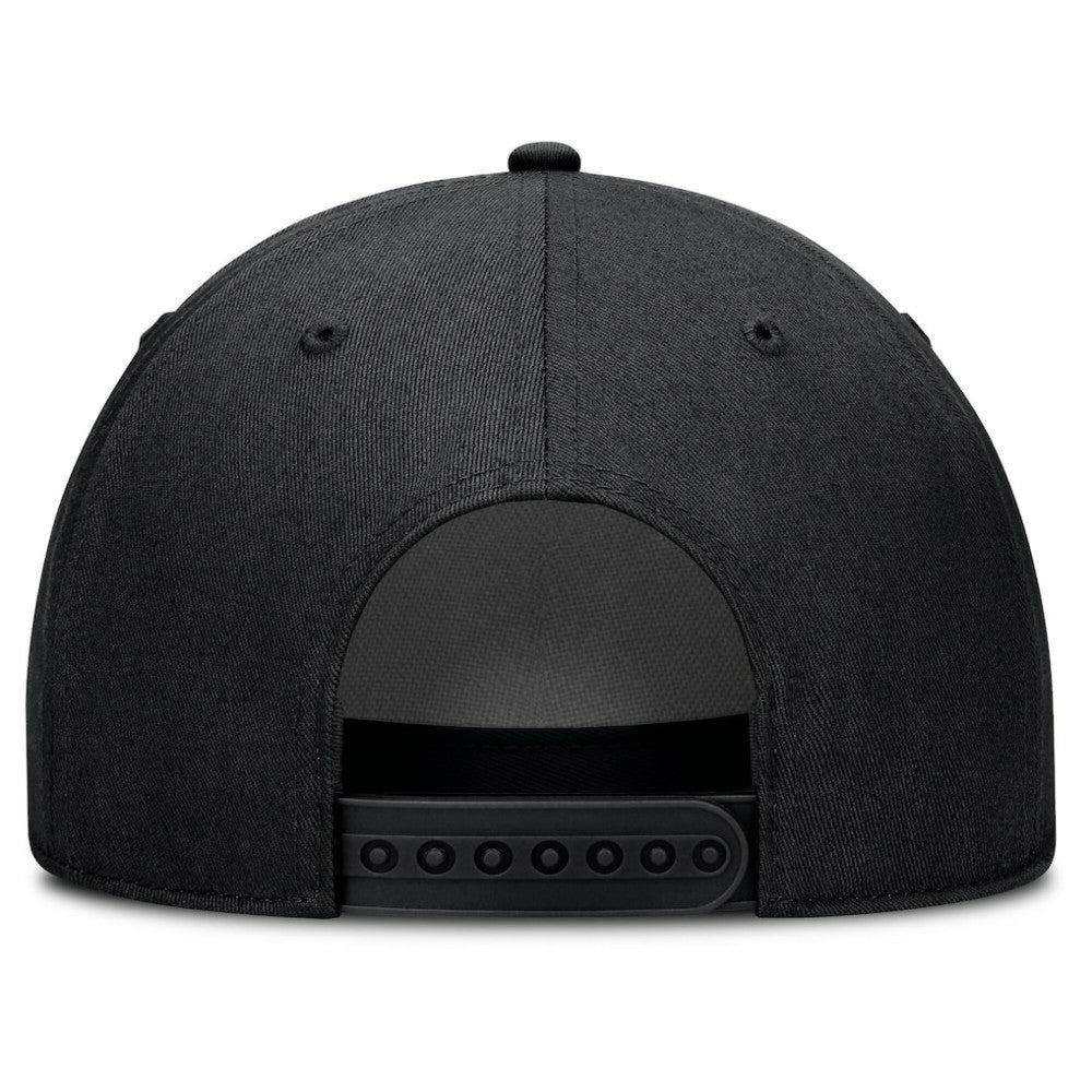 Black Atlanta Braves Nike Rise Performance Adjustable Hat
