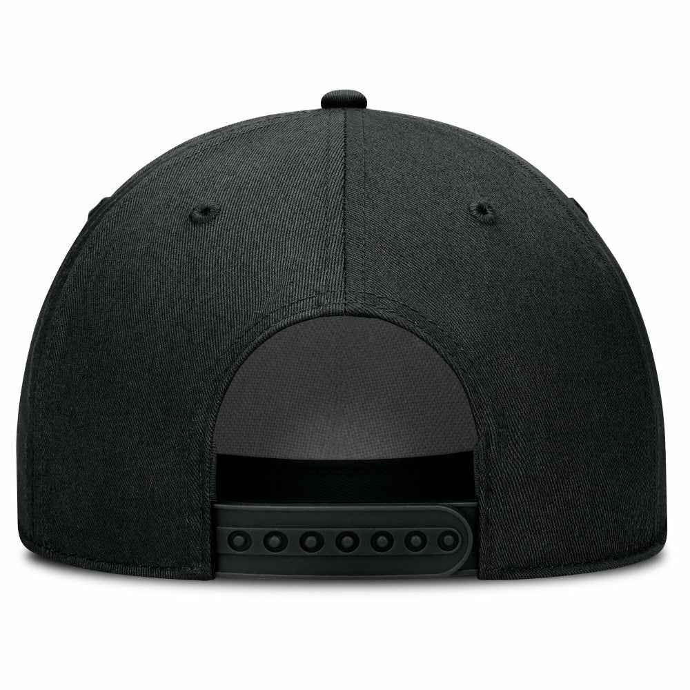 Black Miami Marlins Nike Rise Performance Adjustable Hat