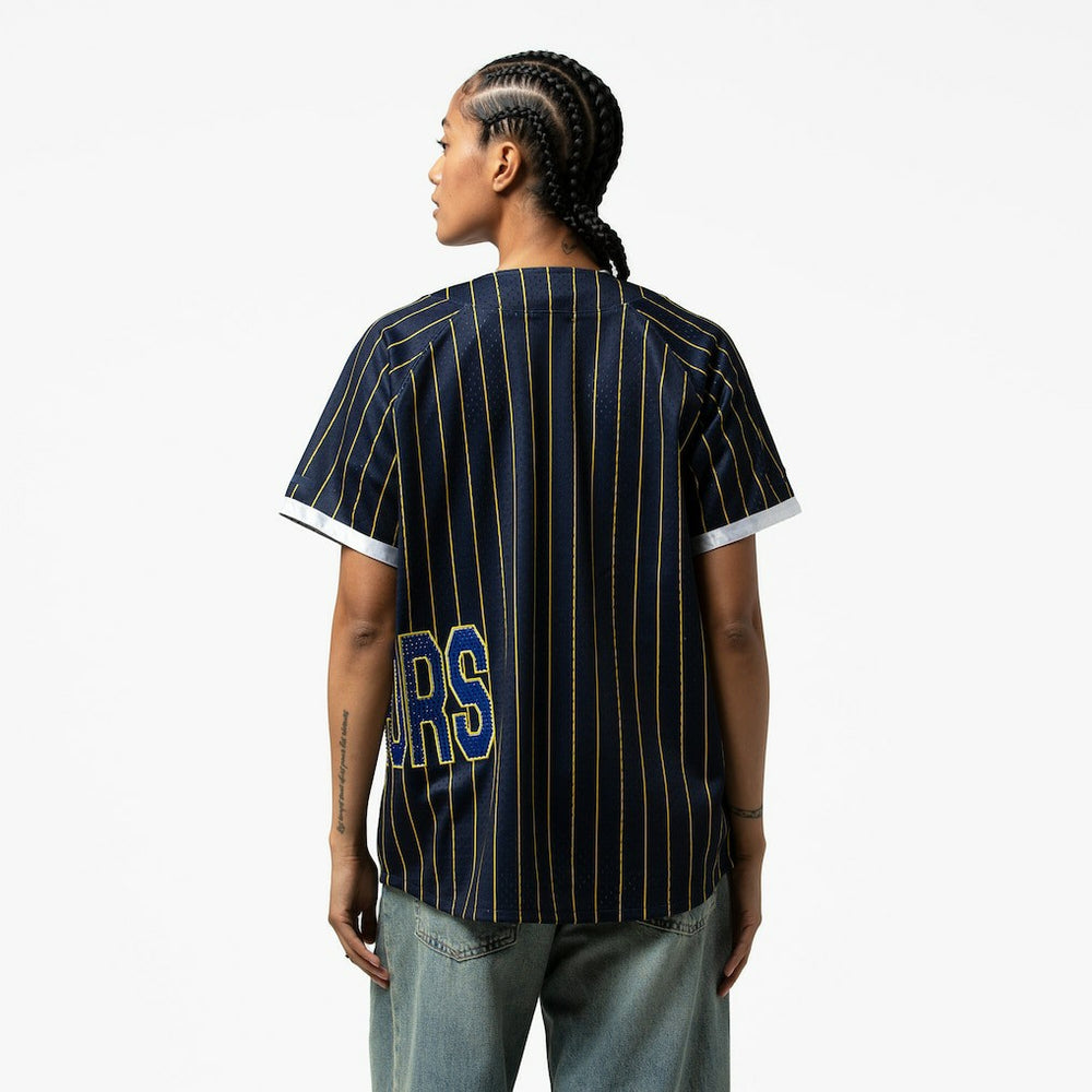 Mitchell & Ness Golden State Warriors x DANNIJO Women's Fashion Baseball Jersey sale