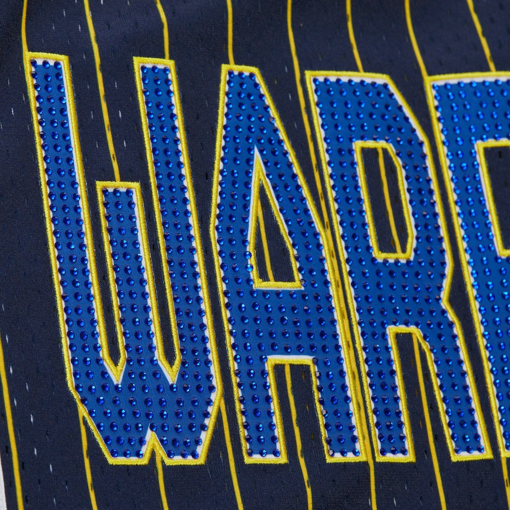 Mitchell & Ness Golden State Warriors x DANNIJO Women's Fashion Baseball Jersey sale