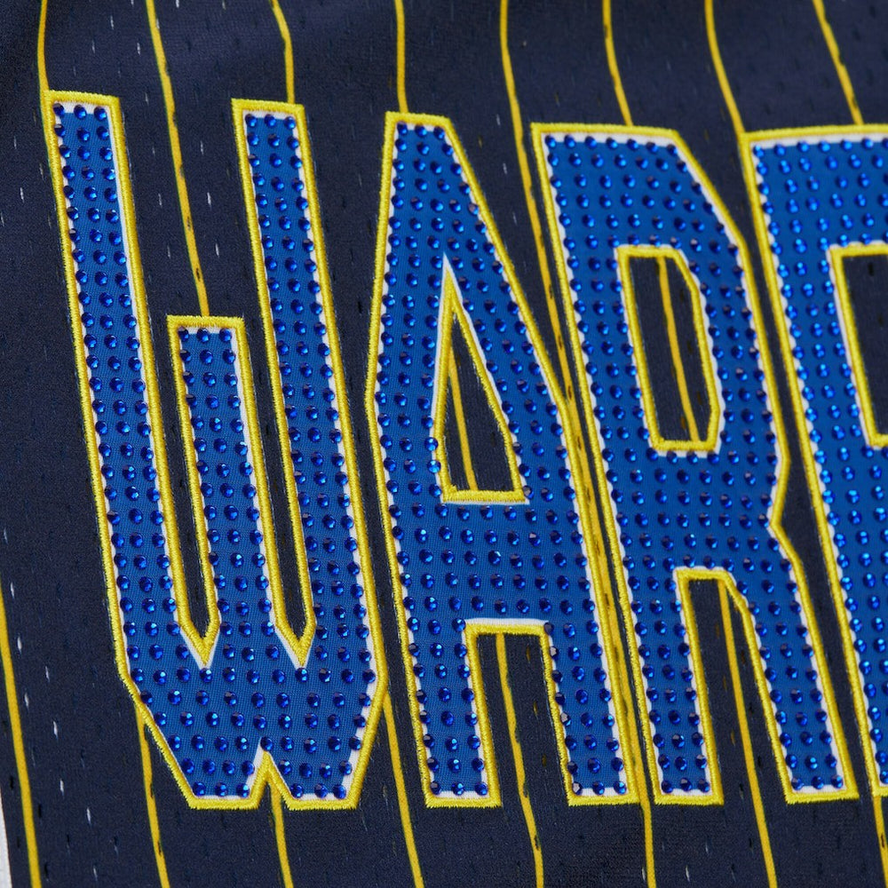 Mitchell & Ness Golden State Warriors x DANNIJO Women's Fashion Baseball Jersey sale