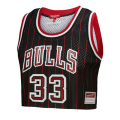 Mitchell & Ness Scottie Pippen Chicago Bulls x DANNIJO Women's Fashion Cropped Basketball Jersey sale
