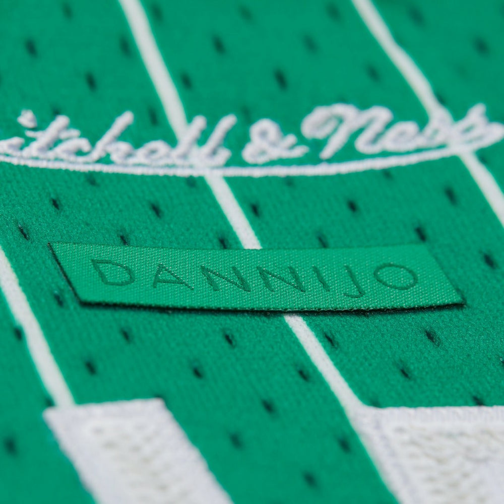 Mitchell & Ness Larry Bird Boston Celtics x DANNIJO Women's Fashion Cropped Basketball Jersey