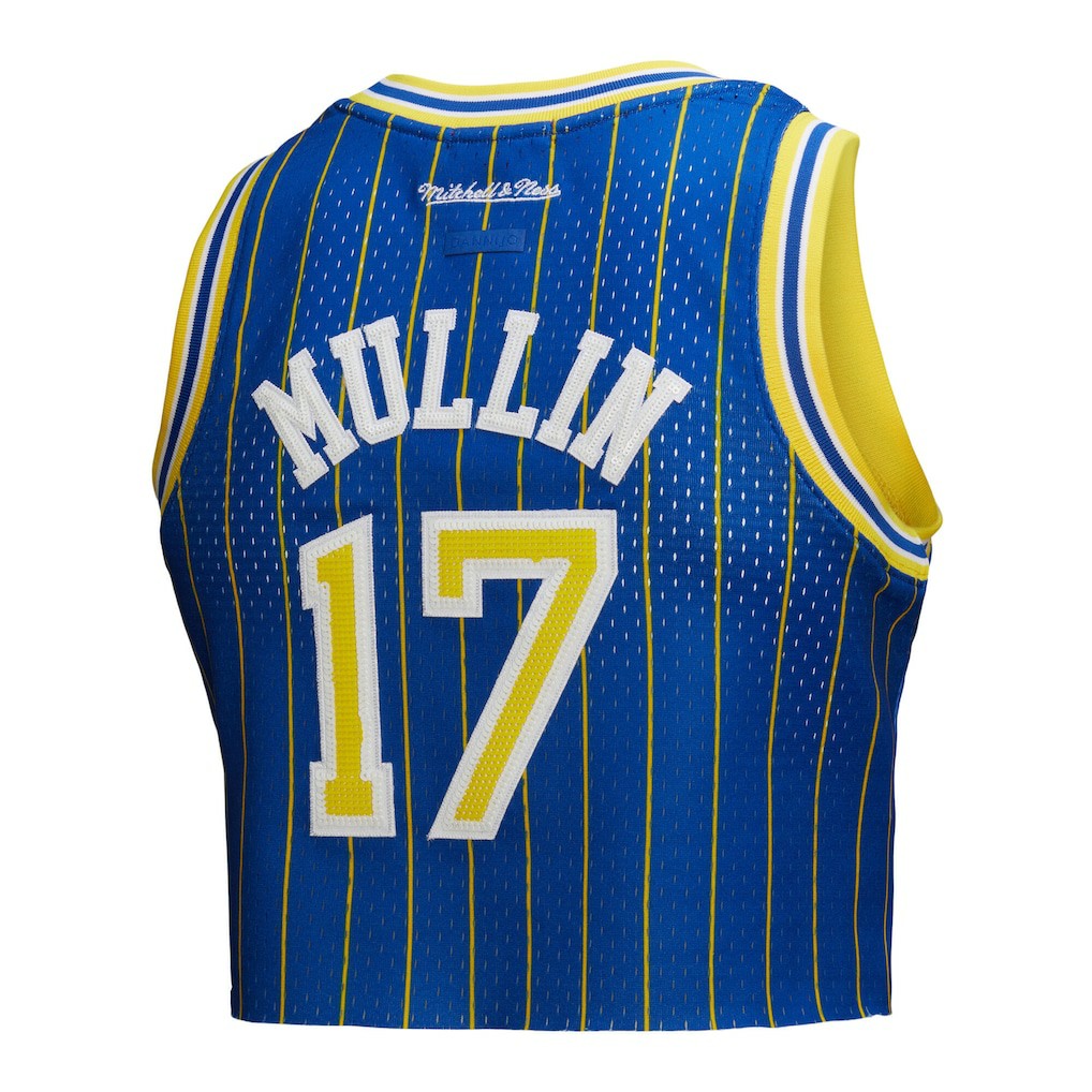 Mitchell & Ness Chris Mullin Golden State Warriors x DANNIJO Women's Fashion Cropped Basketball Jersey sale