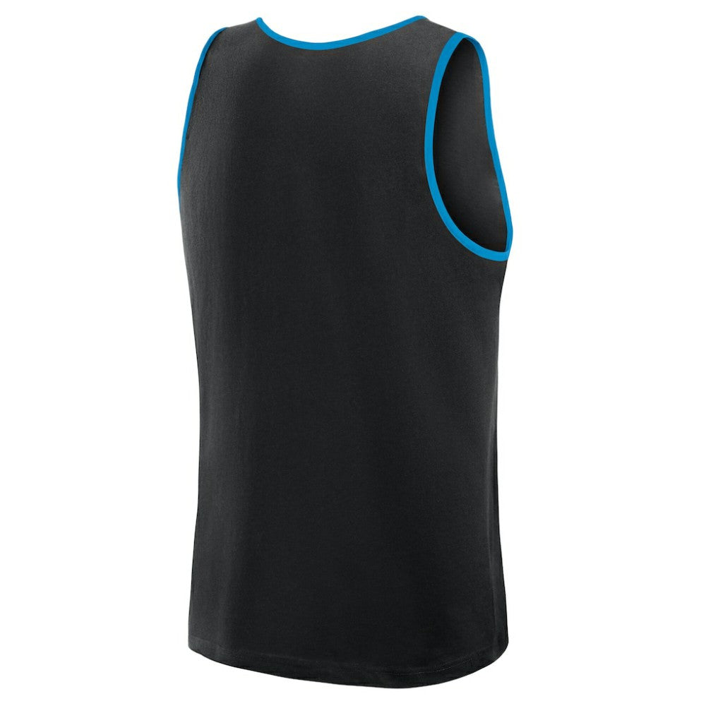 Black Miami Marlins Logo Athletic Unmatched Success Tank Top