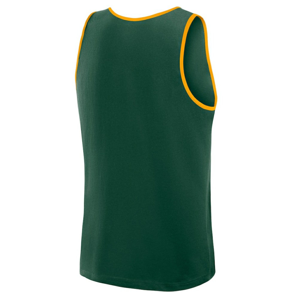 Green Athletics Logo Athletic Unmatched Success Tank Top