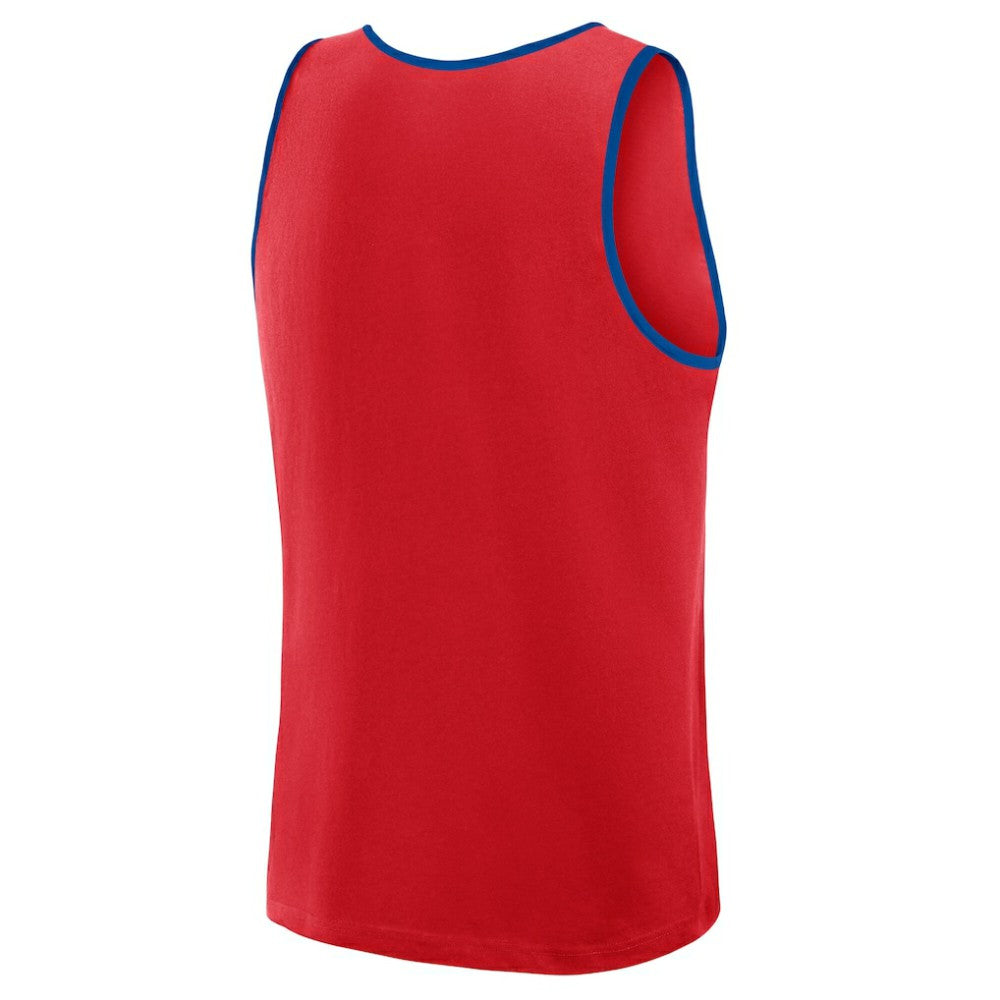Red Philadelphia Phillies Logo Athletic Unmatched Success Tank Top