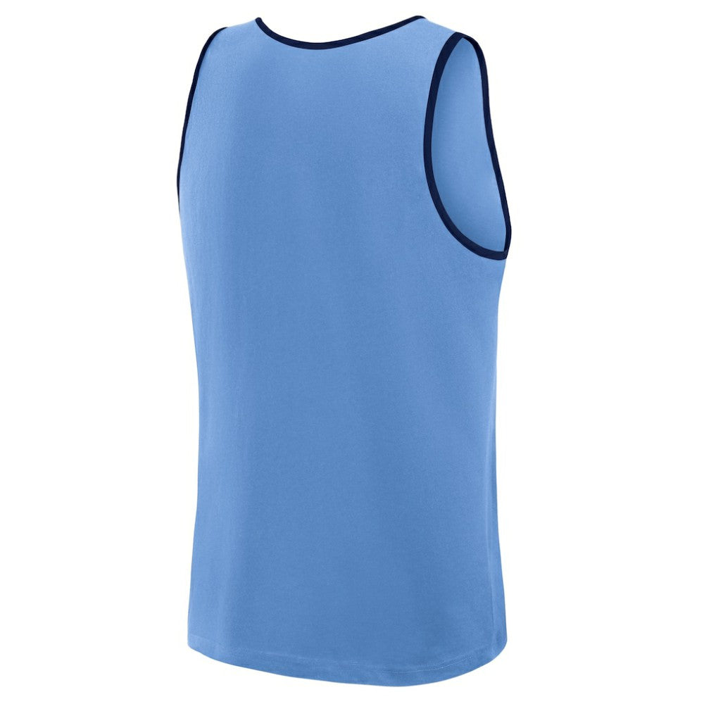 Light Blue Tampa Bay Rays Logo Athletic Unmatched Success Tank Top