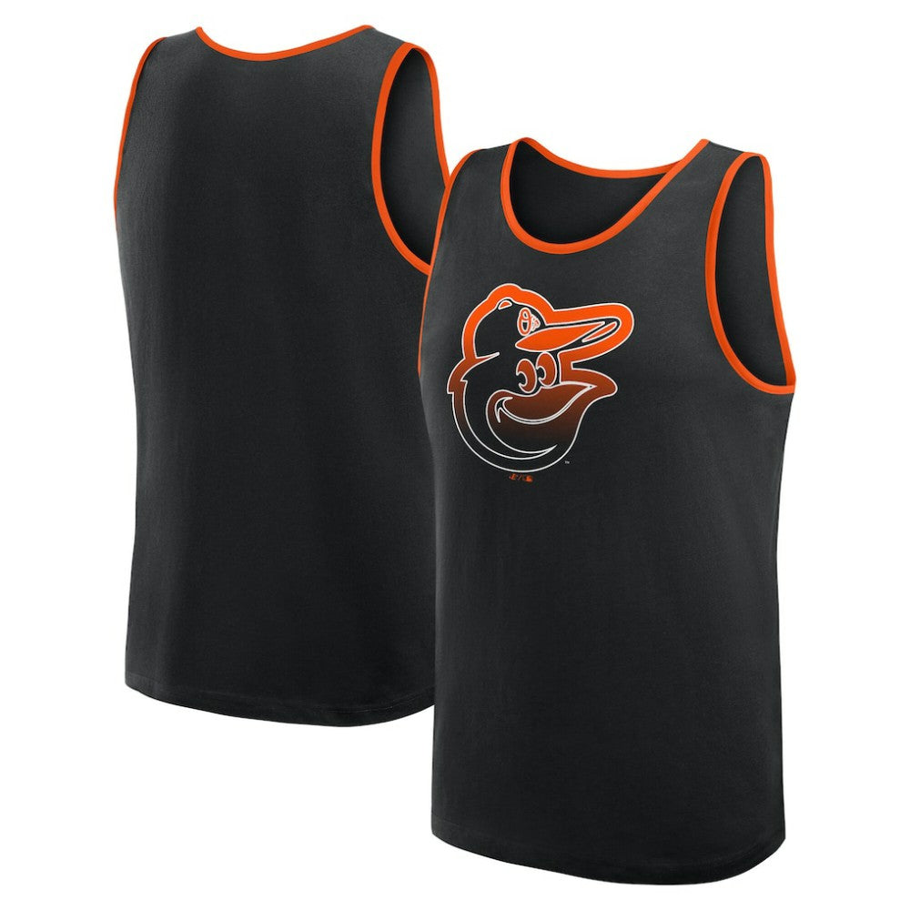 Black Baltimore Orioles Logo Athletic Unmatched Success Tank Top