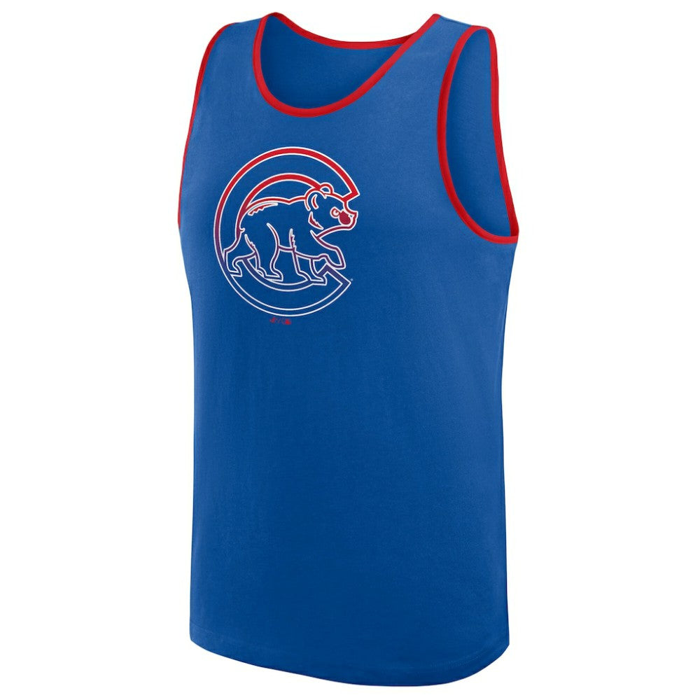 Royal Chicago Cubs Logo Athletic Unmatched Success Tank Top