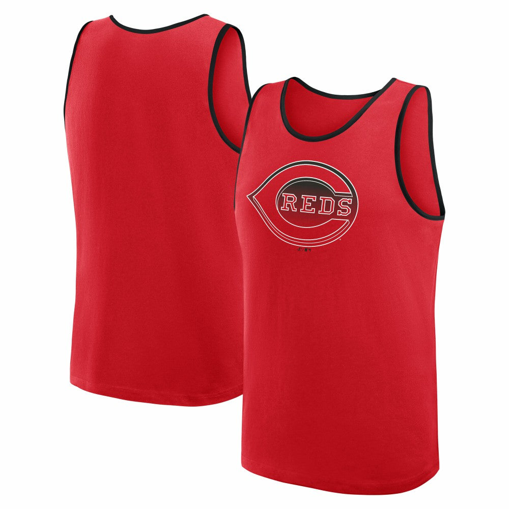 Red Cincinnati Reds Logo Athletic Unmatched Success Tank Top