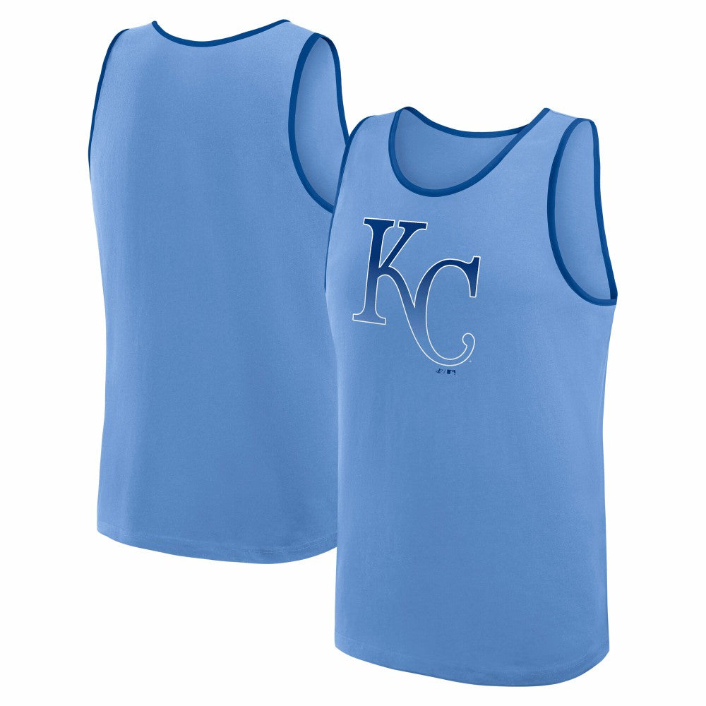 Light Blue Kansas City Royals Logo Athletic Unmatched Success Tank Top