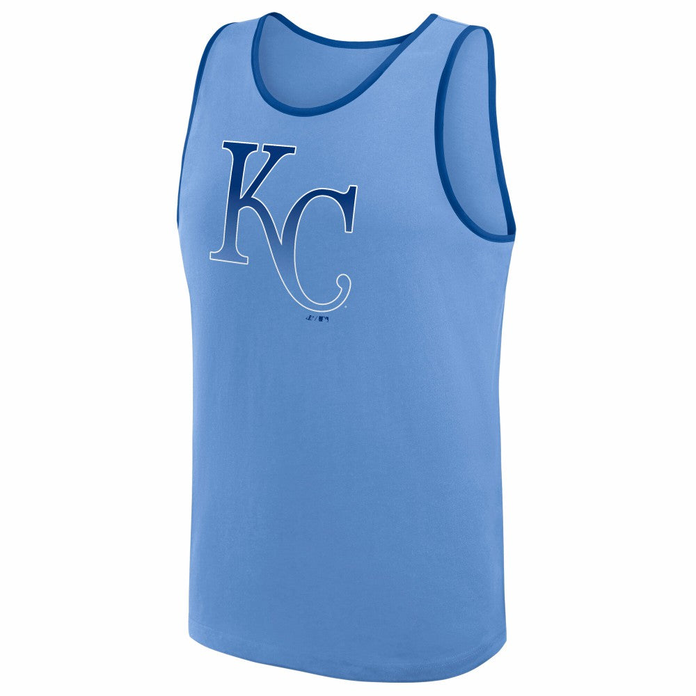 Light Blue Kansas City Royals Logo Athletic Unmatched Success Tank Top