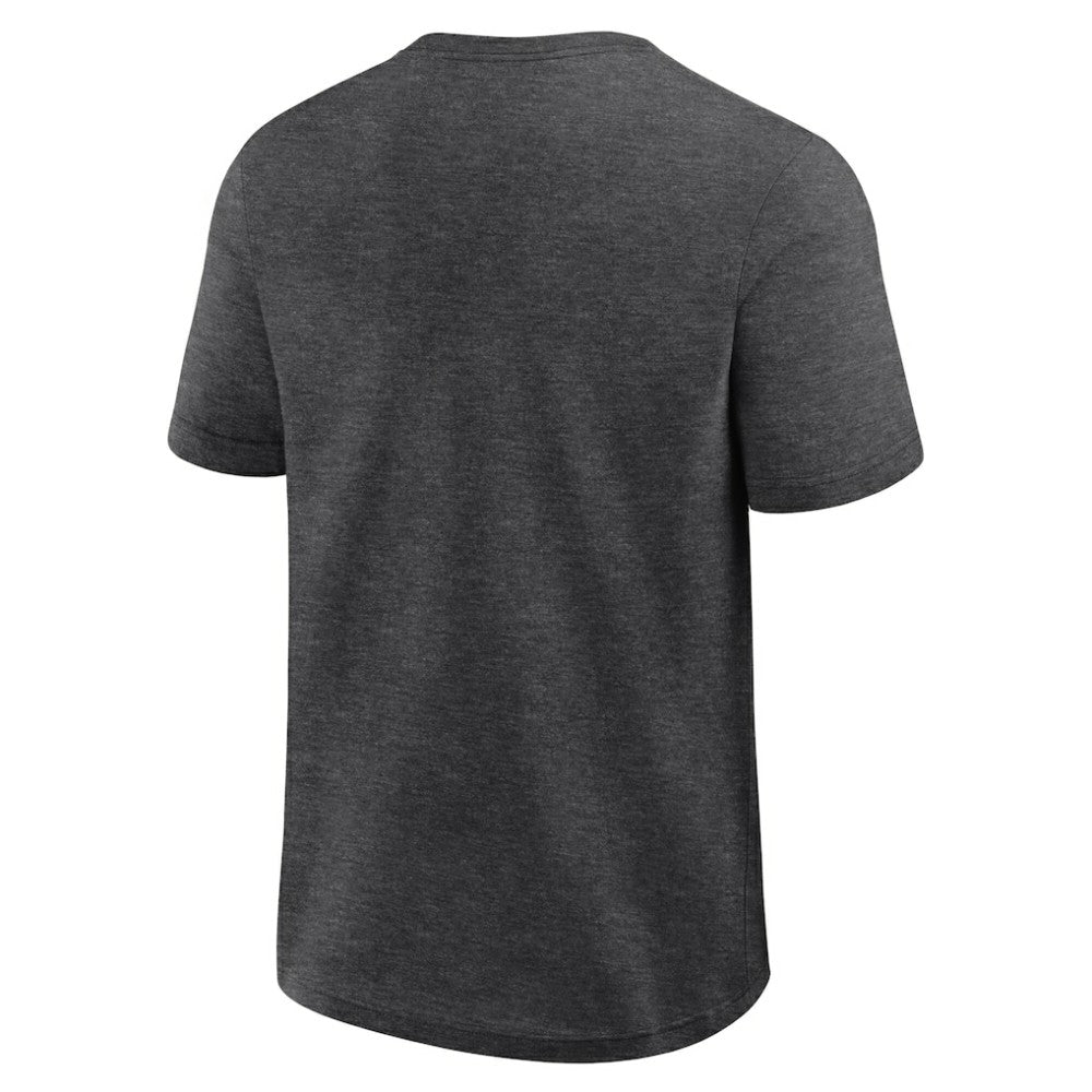 Heather Charcoal Baltimore Orioles Logo Athletic Top Notch T-Shirt