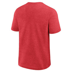 Heather Red Boston Red Sox Logo Athletic Top Notch T-Shirt